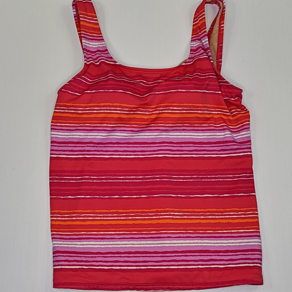 L.L. bean Striped tankini top